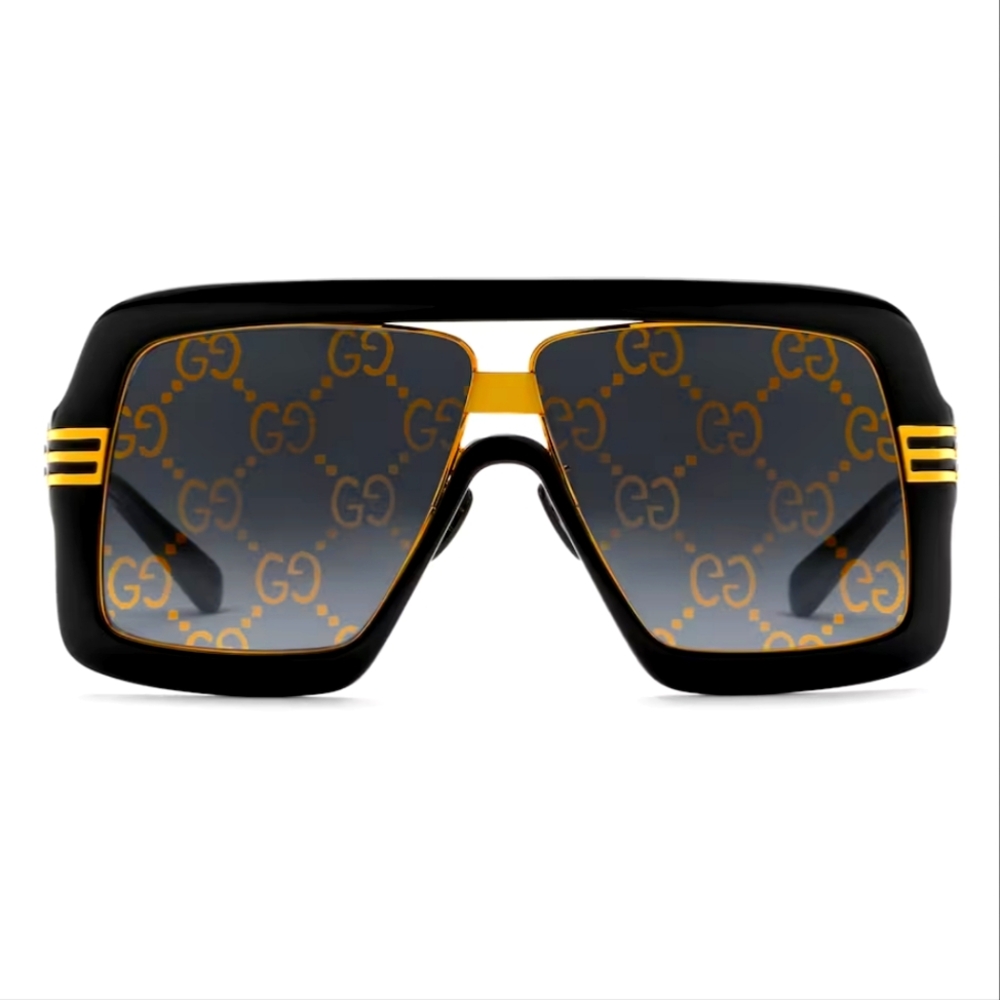 Gucci Square-frame sunglasses with GG lens